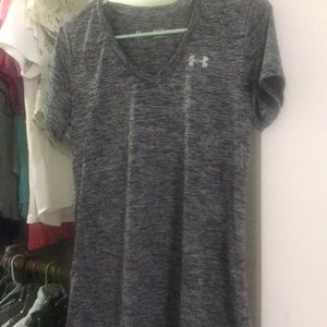 V neck under armour workout shirt